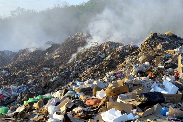 У Кропивницькому запалали стихійні сміттєзвалища