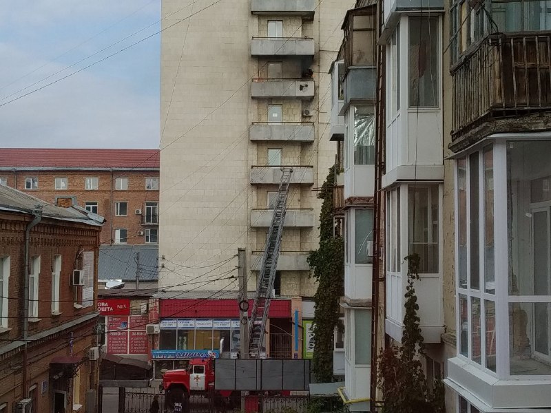 У Кропивницькому гасили пожежу в будiвлi суду (ФОТО)