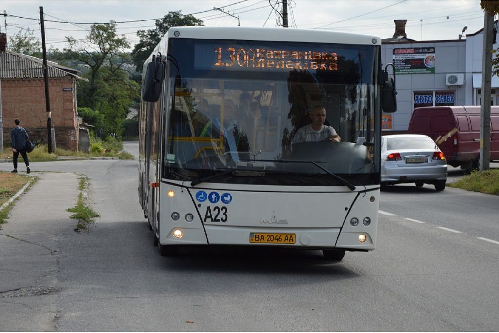 У Кропивницькому на час ремонту Полтавської запустили тимчасовий автобусний маршрут