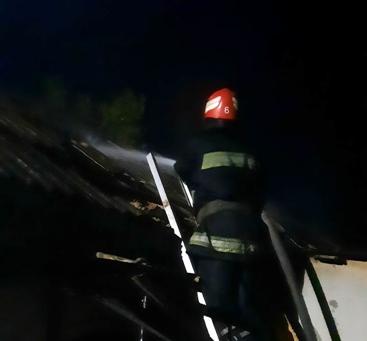 Пiд час пожежi постраждав житель Кропивницького району