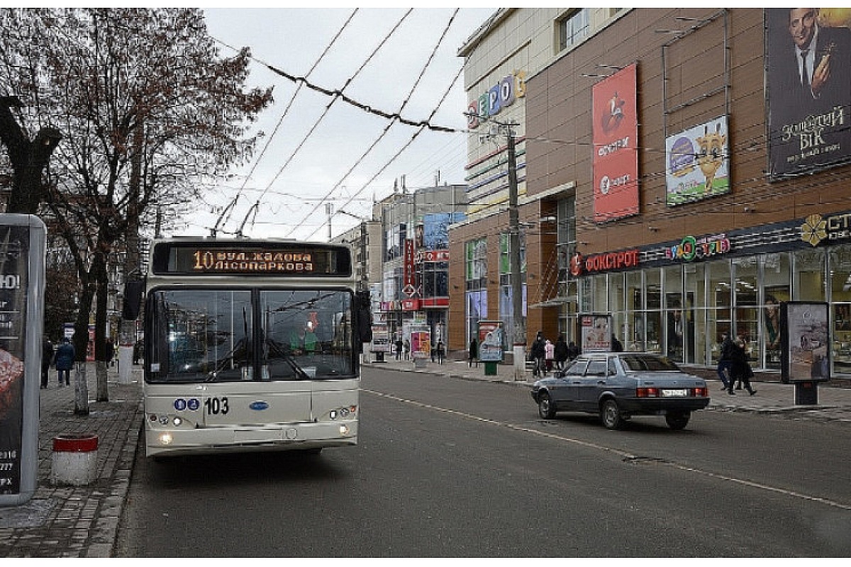 У Кропивницькому на чотири днi змiнять маршрут тролейбусiв