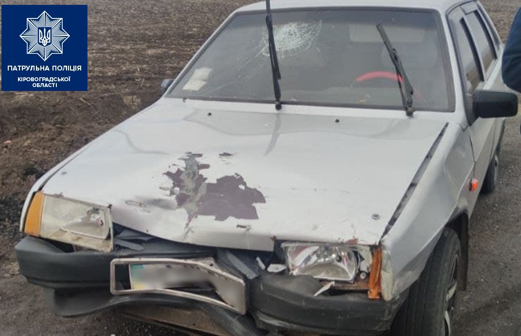 У Кропивницькому рaйоні зіткнулися двa легковики (ФОТО)