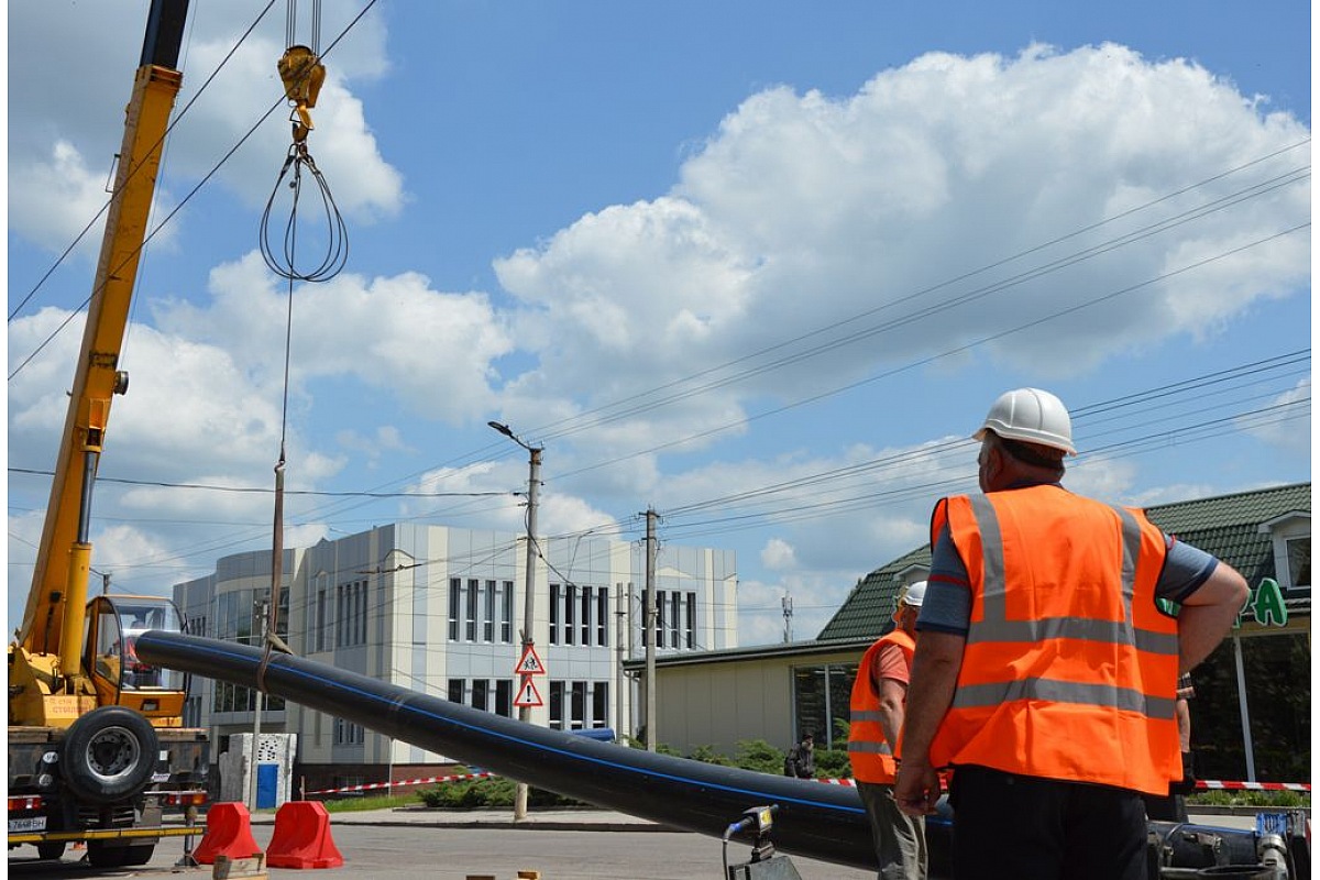 У Кропивницькому відновлюють вулицю Вокзaльнa