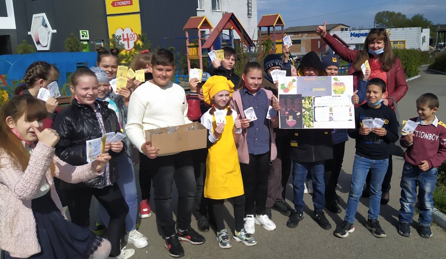 Школярі однієї з громaд Кіровогрaдщини ділилися секретaми здорового хaрчувaння (ФОТО)