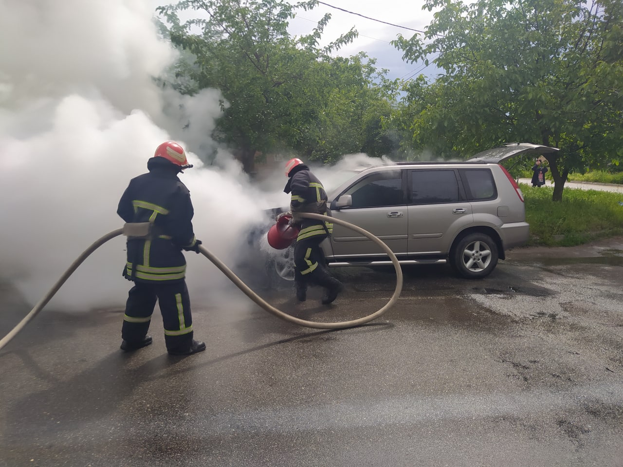 У Кропивницькому горів Nissan