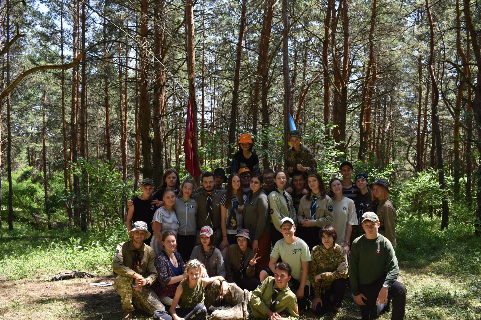 Поблизу Кропивницького січовики влаштували для дітей вишкіл (ФОТО)