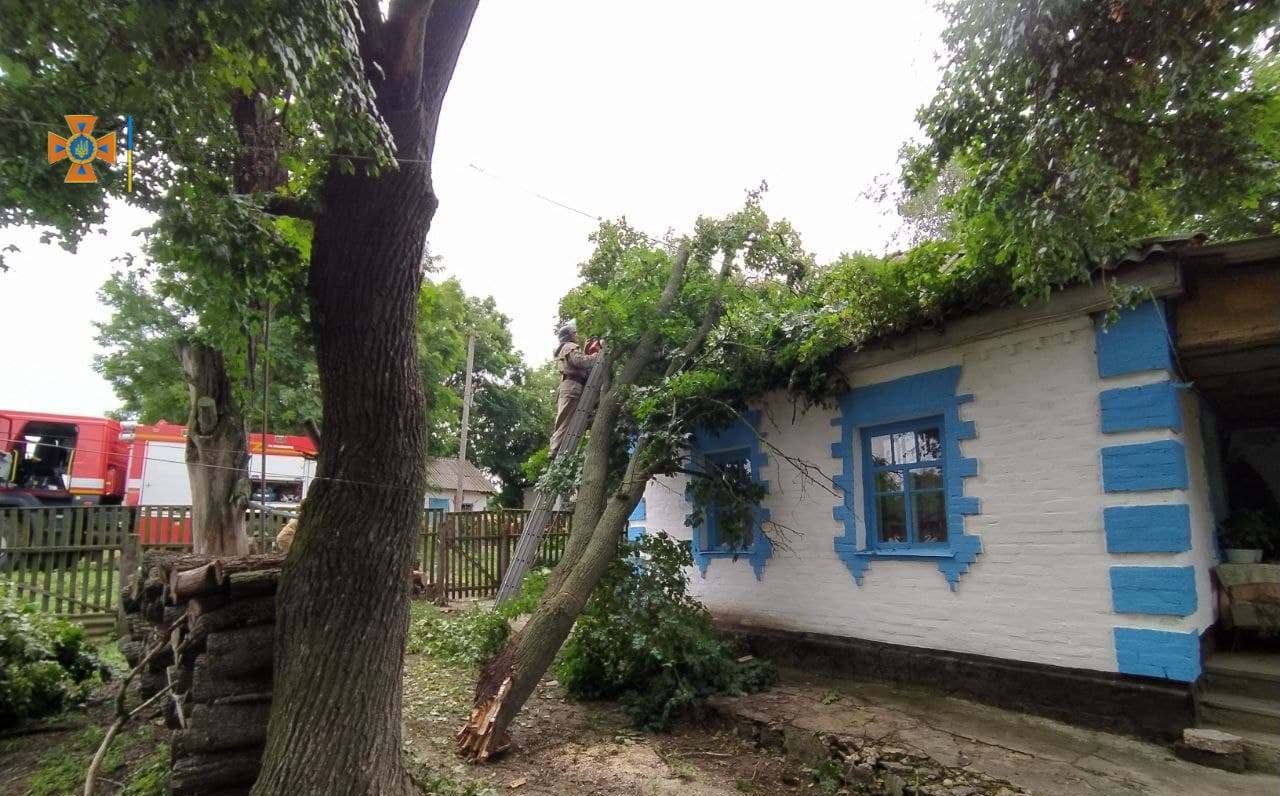 Пiсля негоди без свiтла залишилися 16 населених пунктiв Кiровоградщини