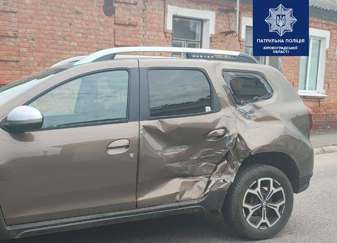 У Кропивницькому через неуважність водія сталася ДТП