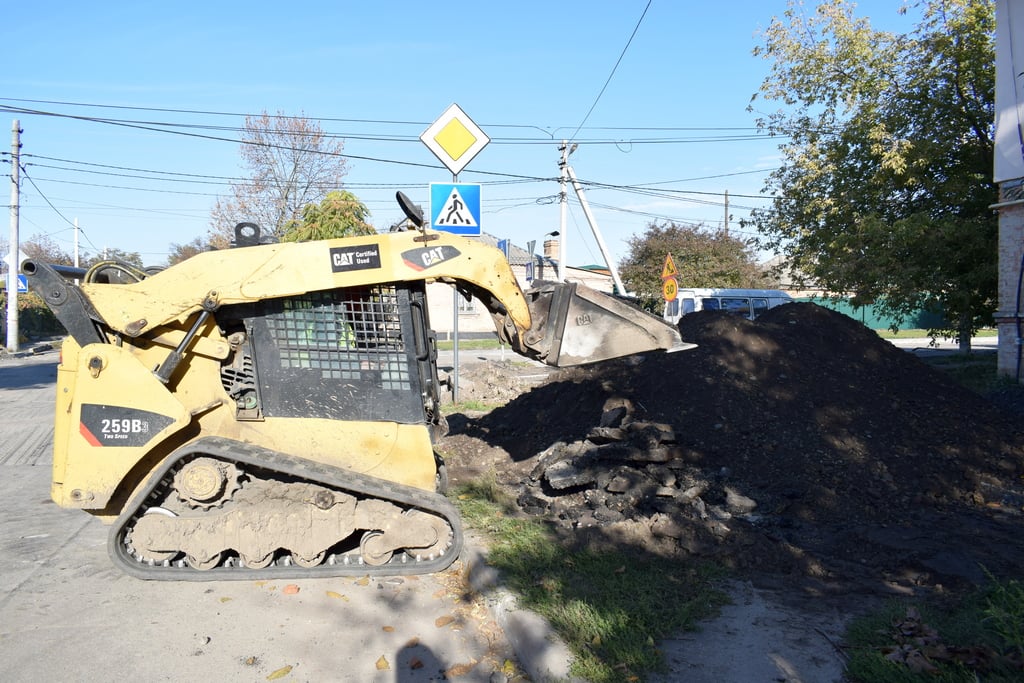 Одну з вулиць Кропивницького капiтально ремонтують
