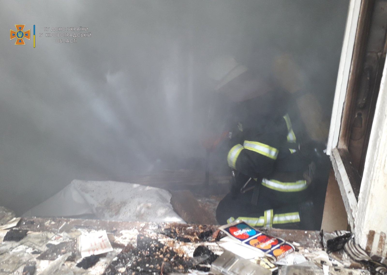 На Кiровоградщинi у вогнi загинув 39-рiчний чоловiк