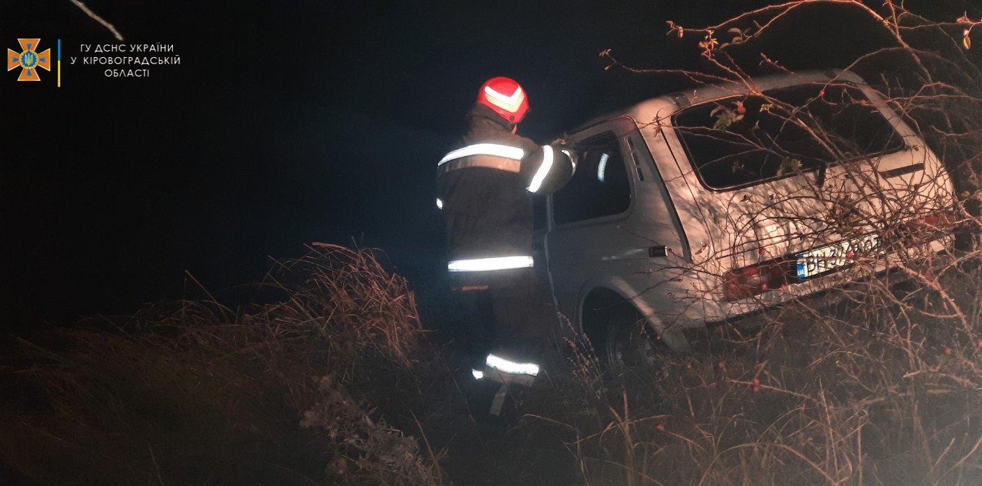 На Кіровоградщині “Нива” з’їхала у річку (ФОТО)