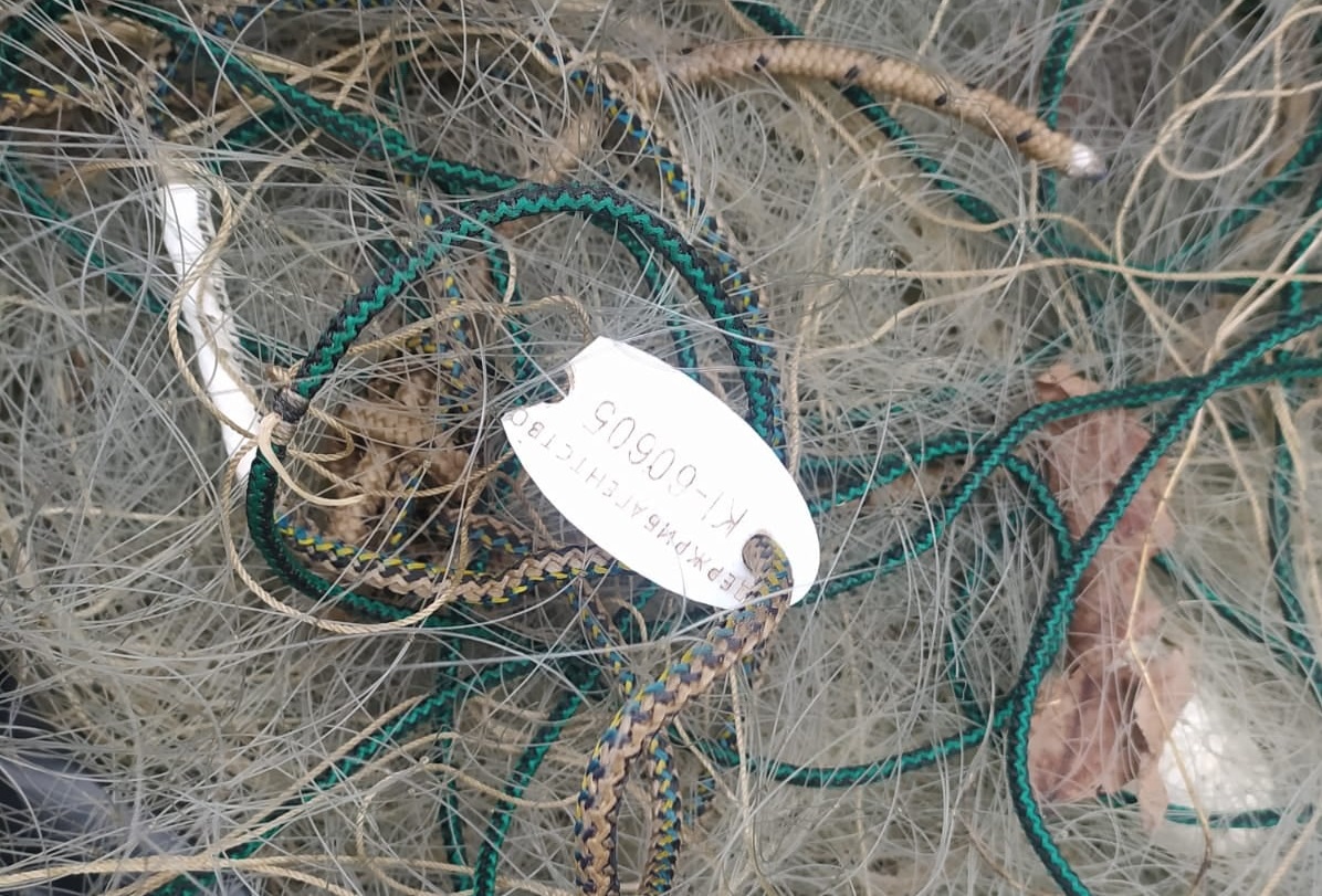 На Кіровоградщині знайшли заборонені сітки для рибальства (ФОТО)