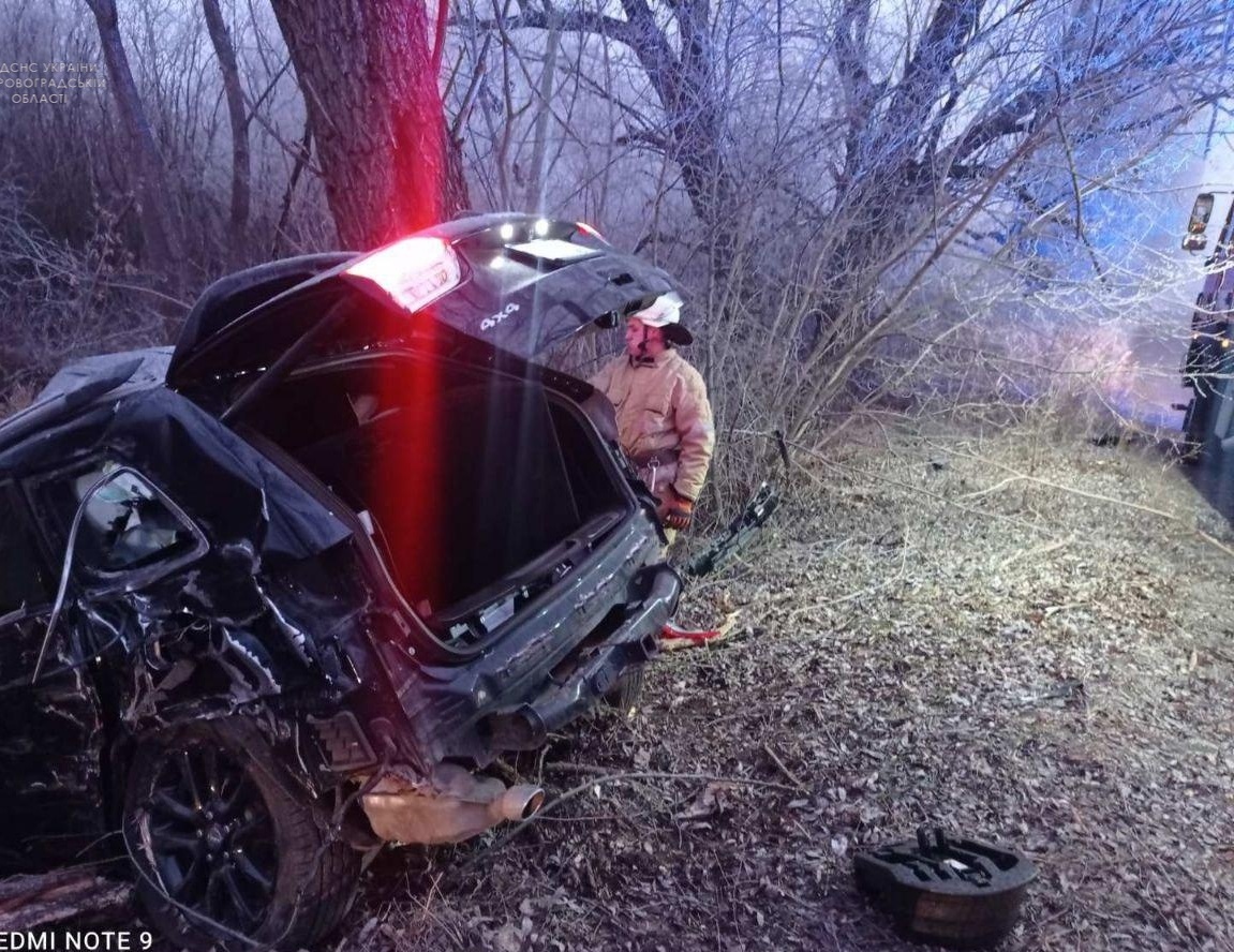 На Кіровоградщині у ДТП загинув водій легковика (ФОТО)