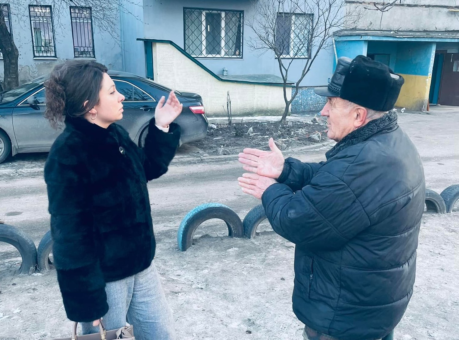 Депутатка від «Батьківщини» виїхала на місце трагічного вибуху у Кропивницькому