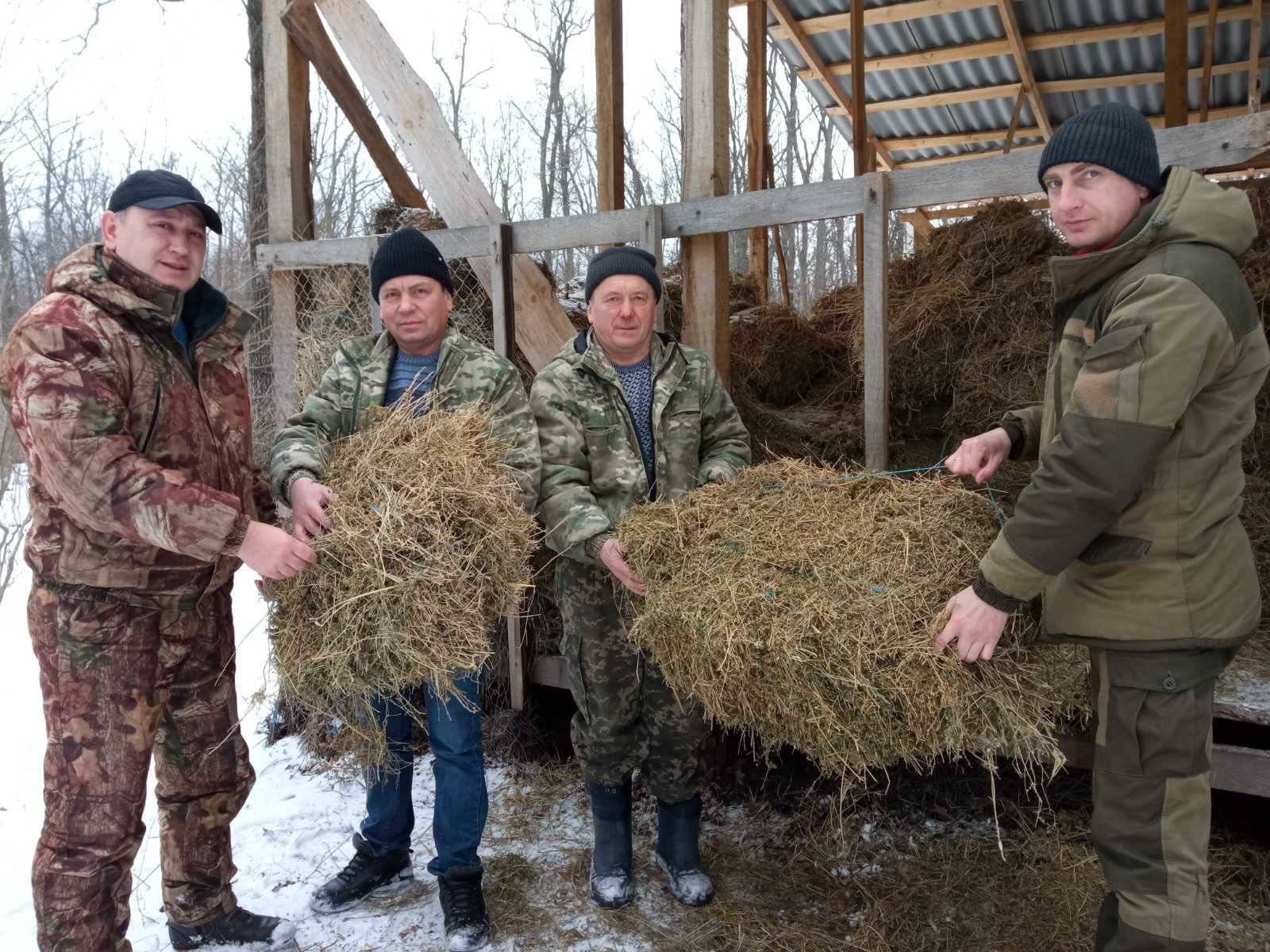 Диких тварин пiдгодовують лiсiвники Кiровоградщини (ФОТО)