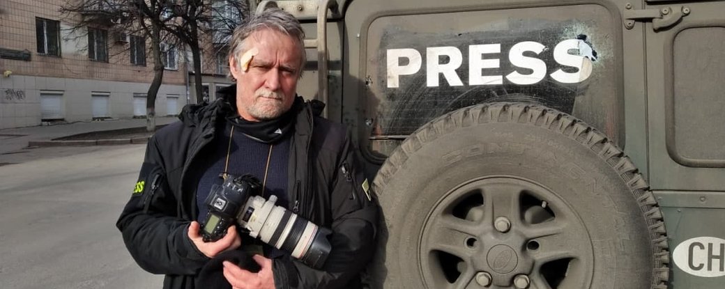 Швейцарський журналiст розповiв кропивничанам про пiдступнiсть росiйських окупантiв (ВIДЕО)