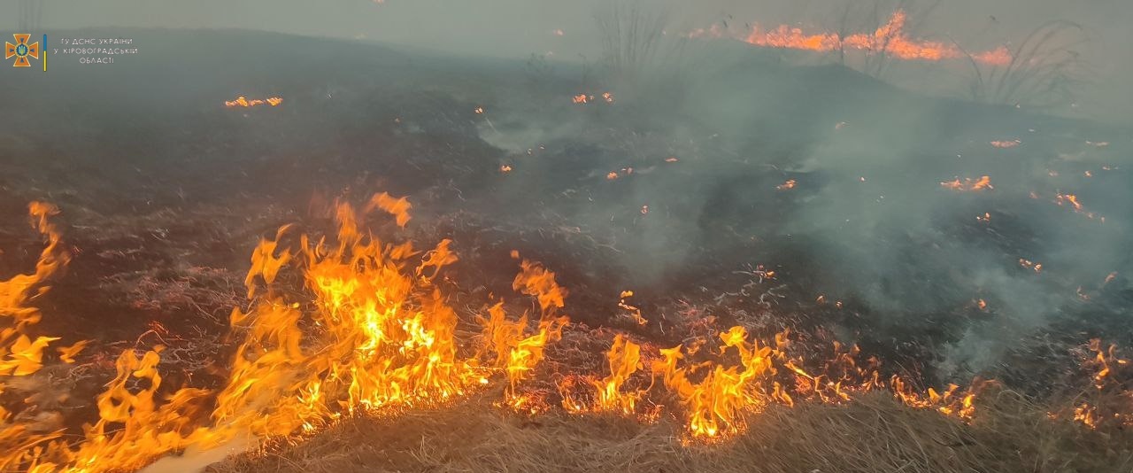 На Кіровоградщині за добу сталося майже два десятки пожеж (ФОТО)