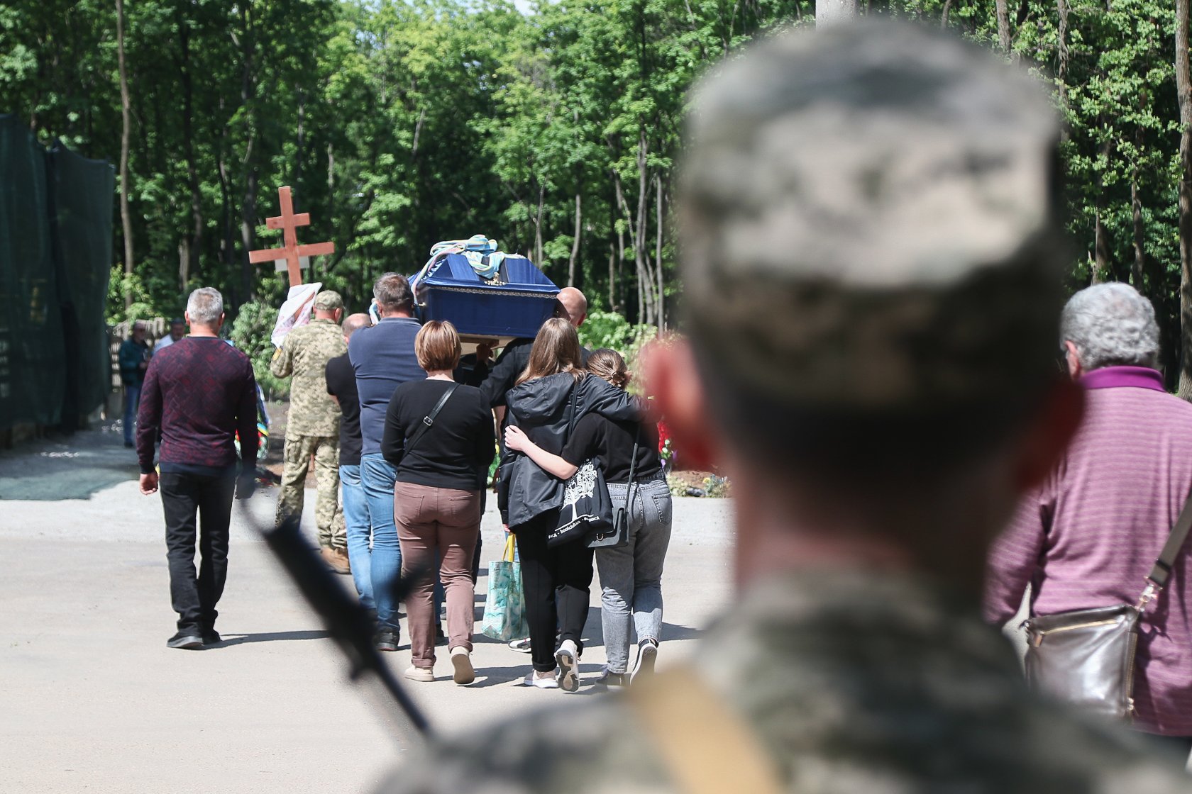 В останню путь провели захисника з Кропивницького