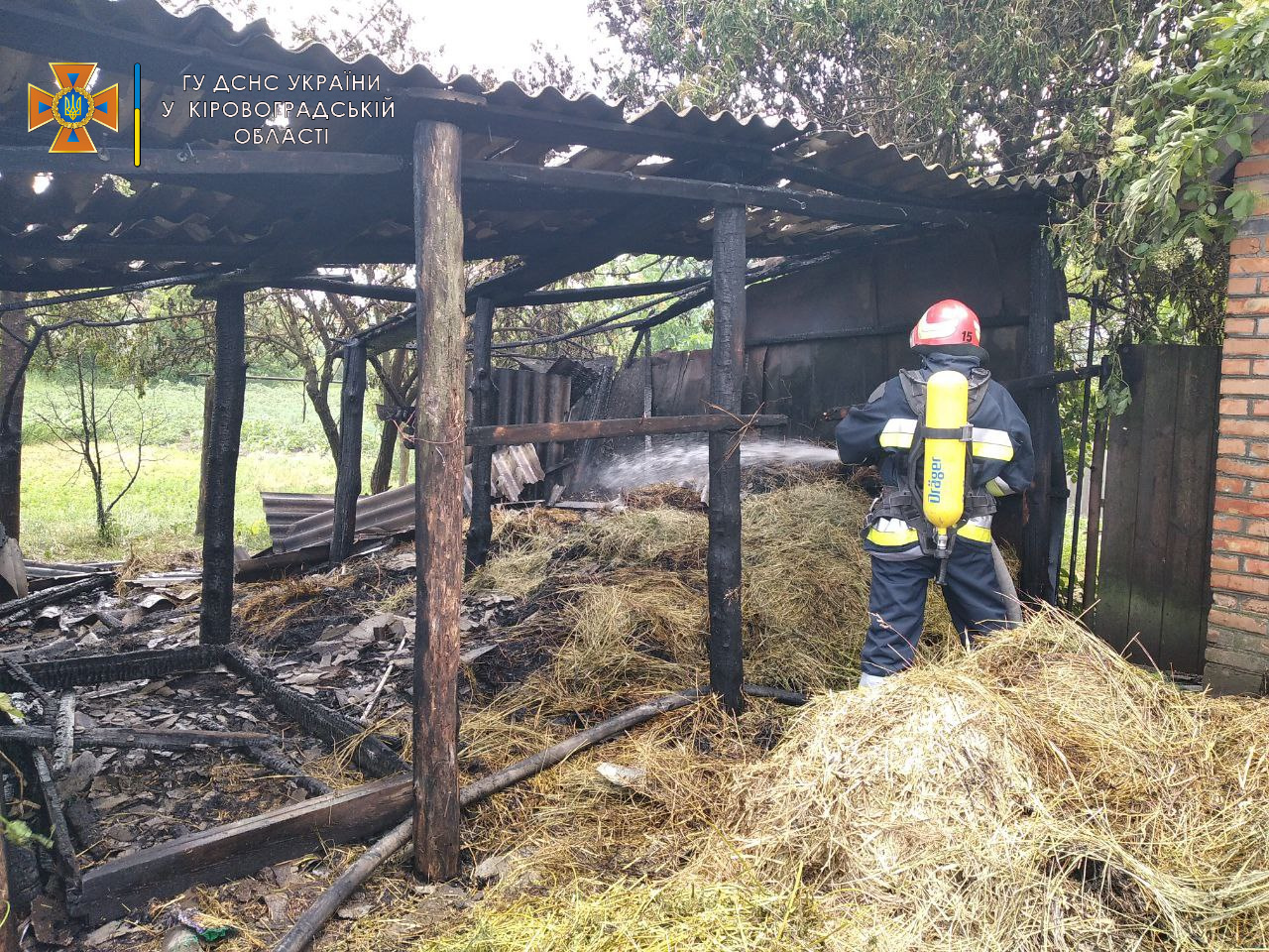 Минулої доби на Кіровоградщини загасили сім пожеж (ФОТО)