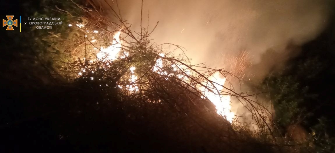 Чотири пожежi лiквiдували вогнеборцi Кiровоградщини