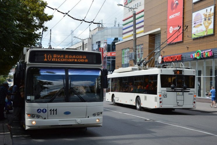 У Кропивницькому тимчасово скоротили маршрут тролейбусiв