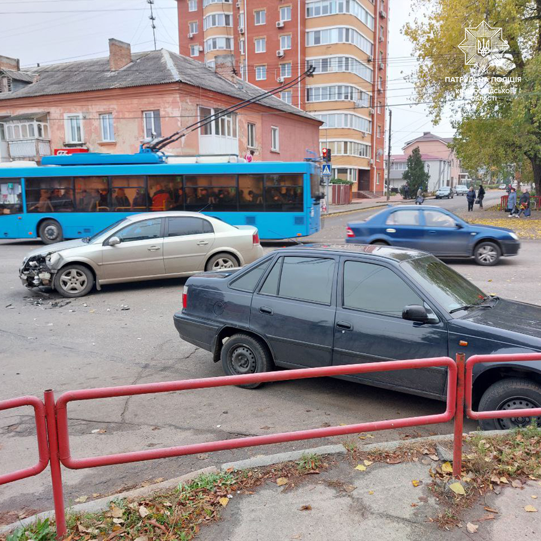 На перехрестi в Кропивницькому сталася ДТП