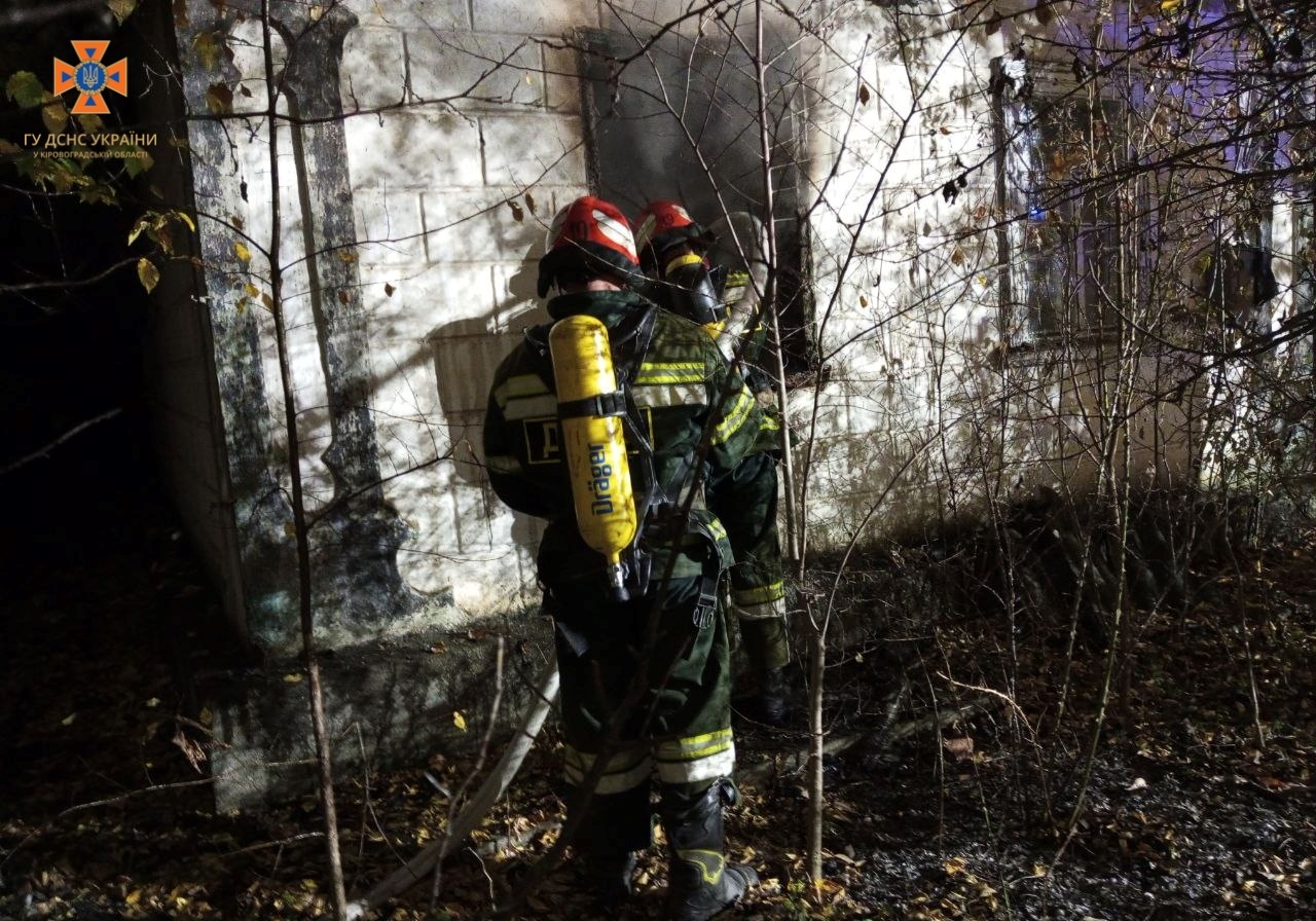 Чотири пожежі загасили рятувальники Кіровоградщини