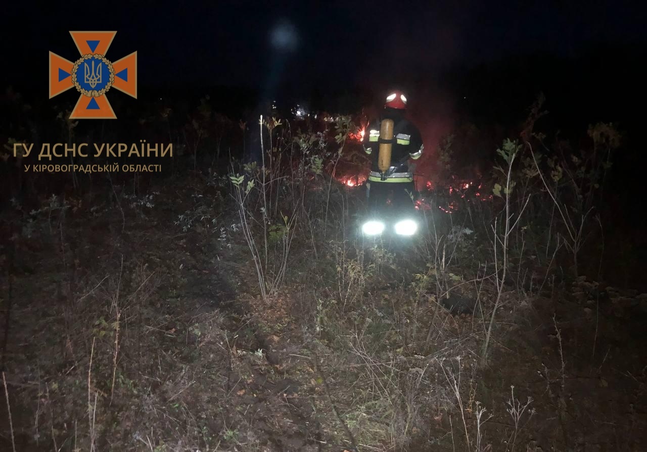 Рятувальники Кіровоградщини ліквідували дві пожежі (ФОТО)