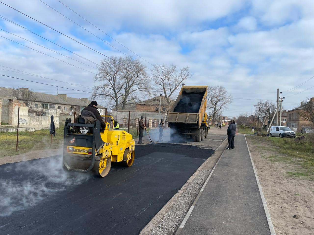 У громадi на Кiровоградщинi активно ремонтують дороги