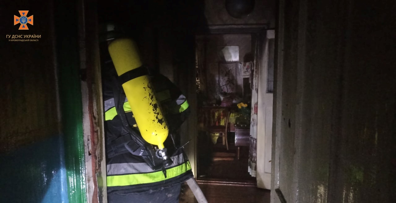 Жителька Кiровоградщини загинула в нiчнiй пожежi