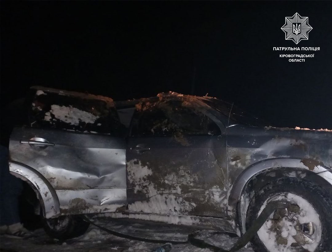 На Кіровоградщині водійка Mitsubishi спричинила ДТП (ФОТО)