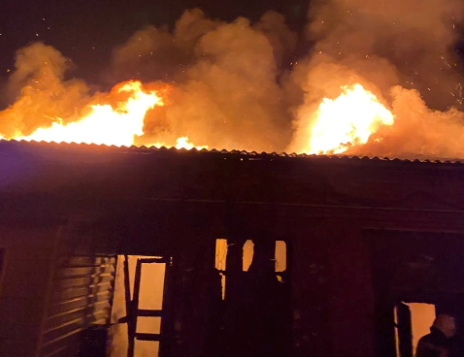 Масштабна пожежа сталася у Кропивницькому