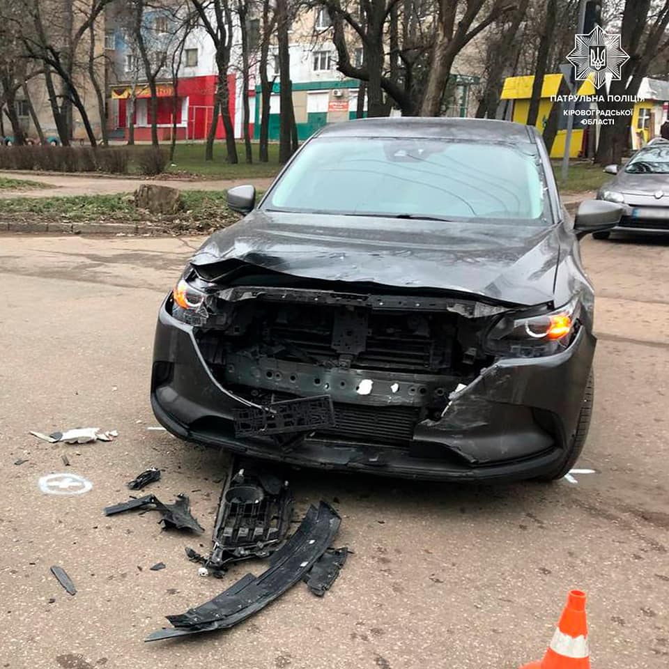 У Кропивницькому на перехрестi сталася аварiя