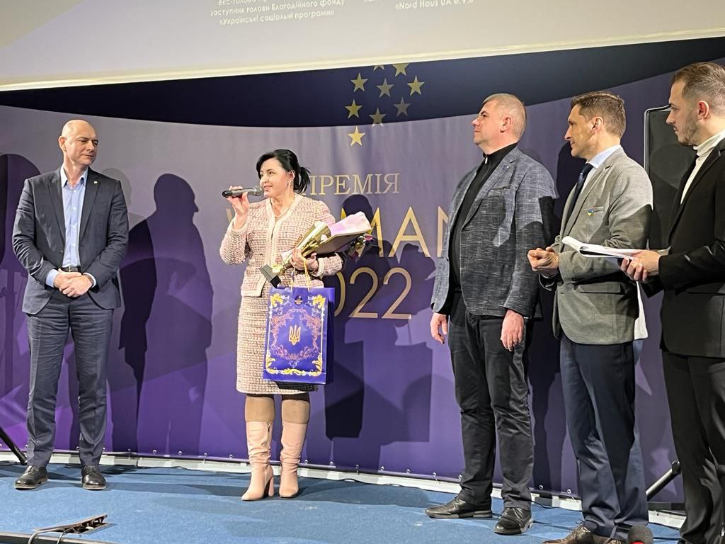 Марію Чорну відзначили премією “Woman 2022” (ФОТО, ВІДЕО)