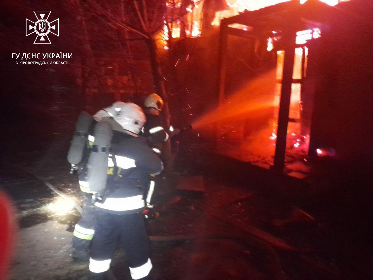 Двi пожежi гасили вогнеборцi Кiровоградщини