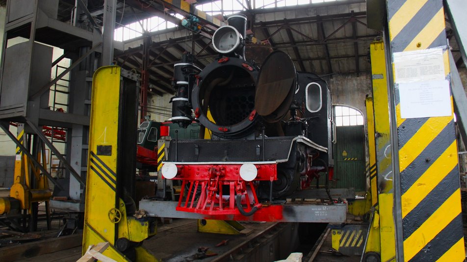 На Кiровоградщинi ремонтують два ретро-локомотиви