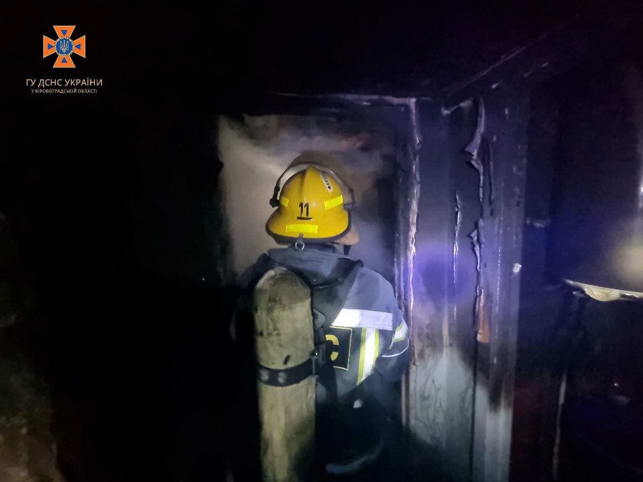 У вогнi на Кiровоградщинi загинув молодий чоловiк