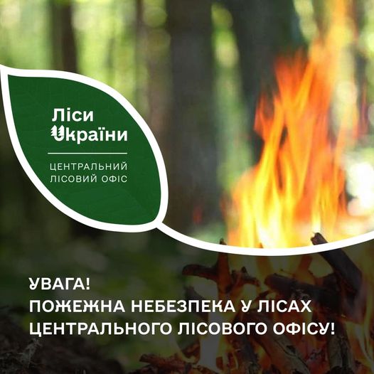 У лiсах Кiровоградщини високий рiвень надзвичайної пожежної небезпеки