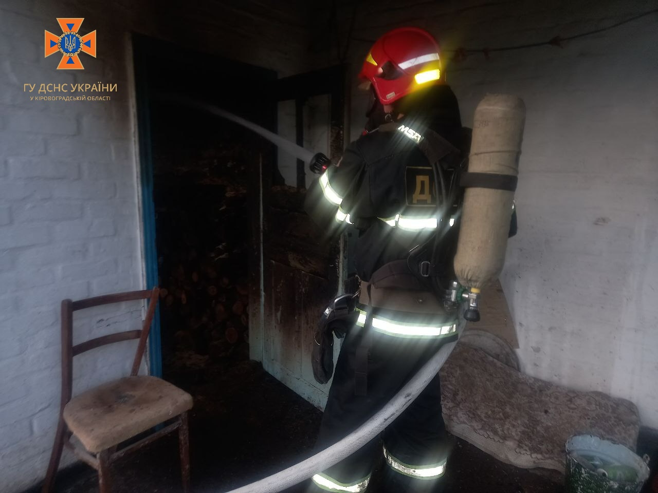 На Кіровоградщині гасили пожежі будинку та квартири