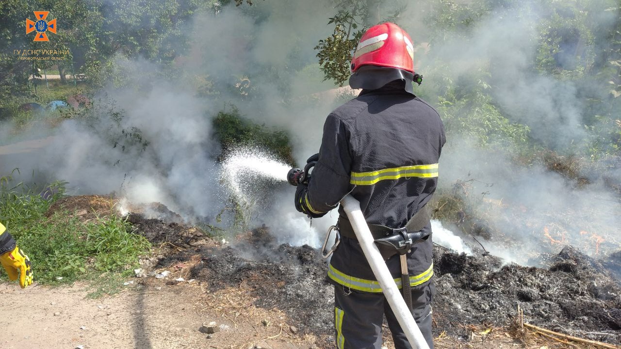 Рятувальники гасили пожежi рiзного характеру на Кiровоградщинi
