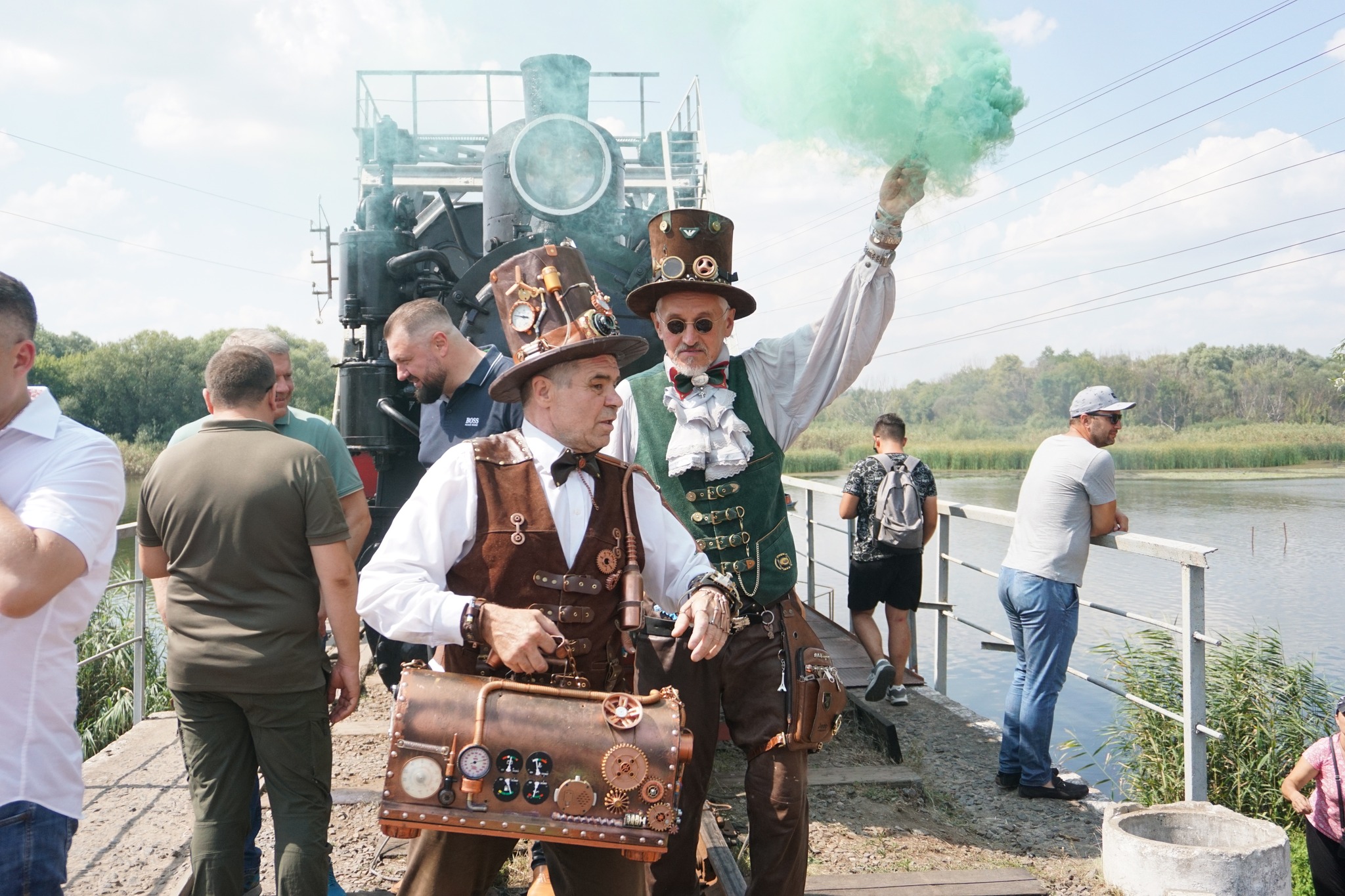 В громадi на Кiровоградщинi вiдбувся парад паротягiв (ФОТО)