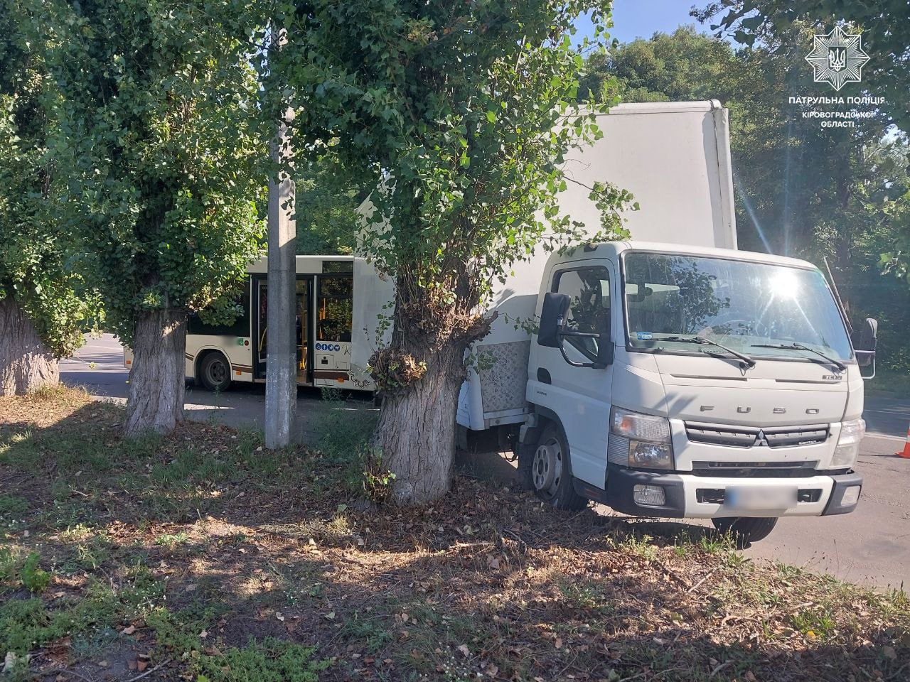 У Кропивницькому водій автобуса спричинив ДТП