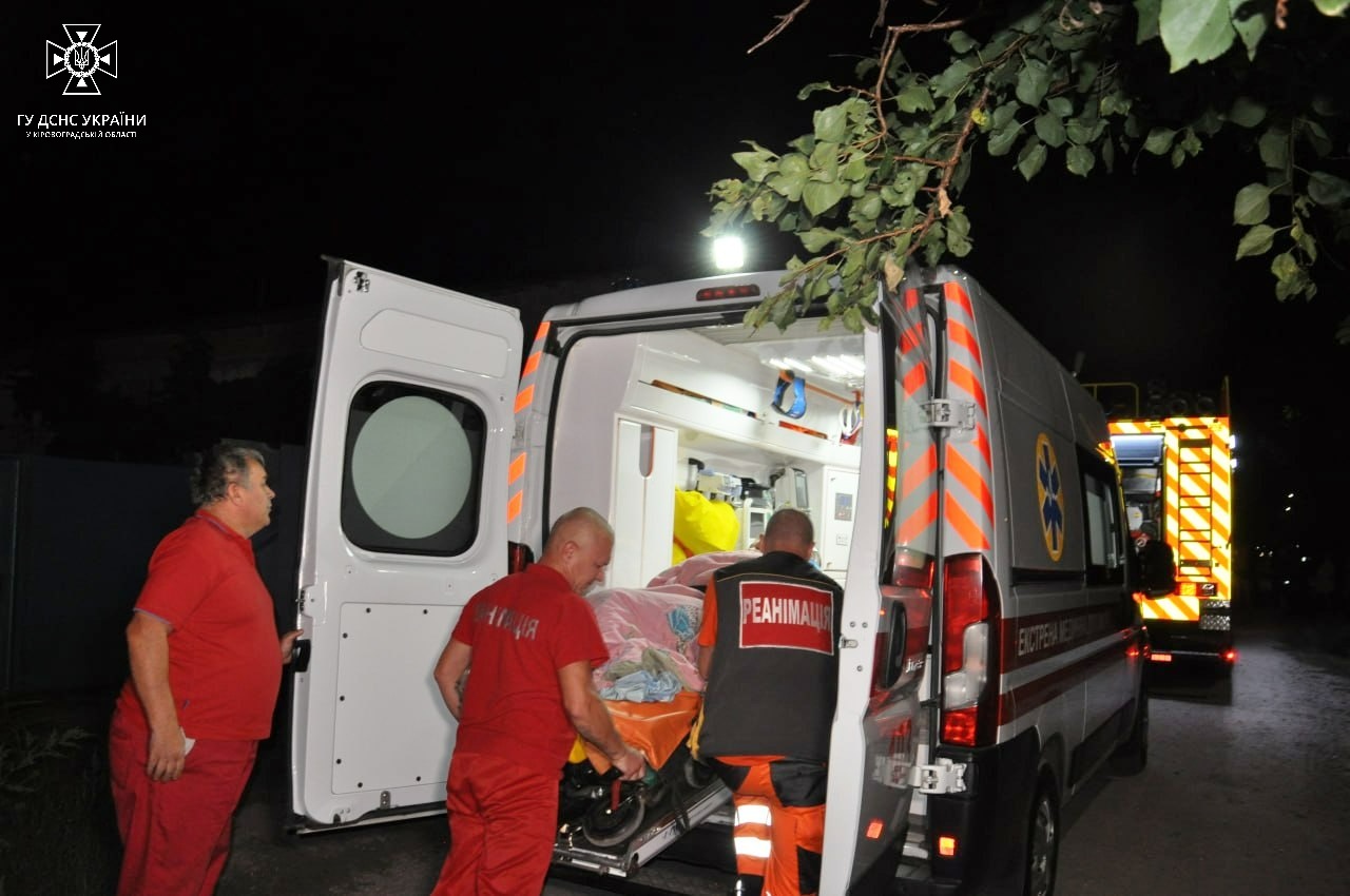 У Кропивницькому через загоряння в будинку, чоловік отримав 90% опіків тіла