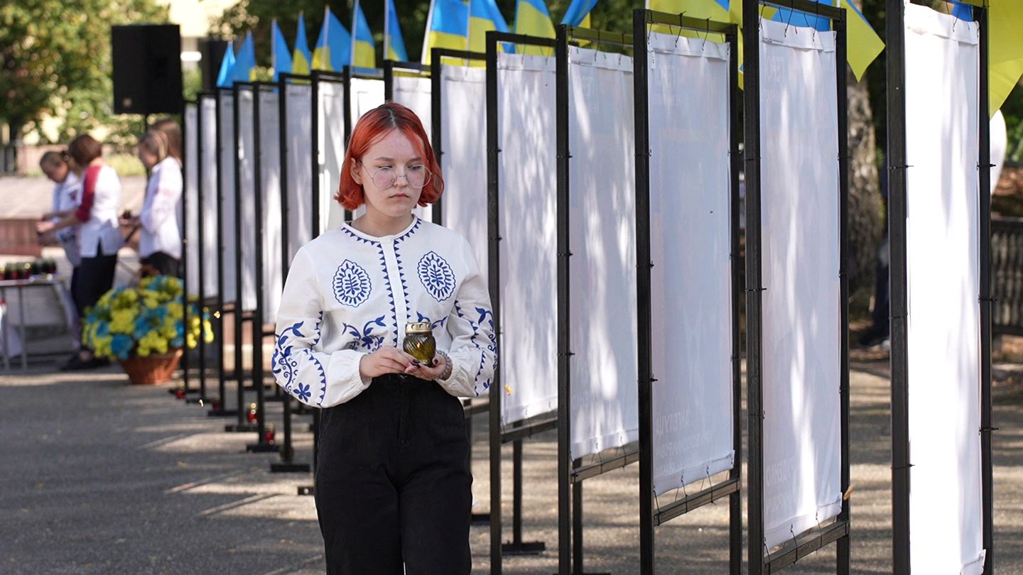 У селищi на Кiровоградщинi вiдкрили Алею пам’ятi