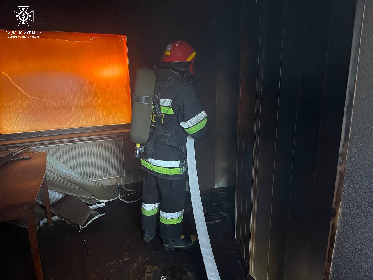Вогнеборцi гасили дерев’яне облицювання в приватному будинку на Кiровоградщинi