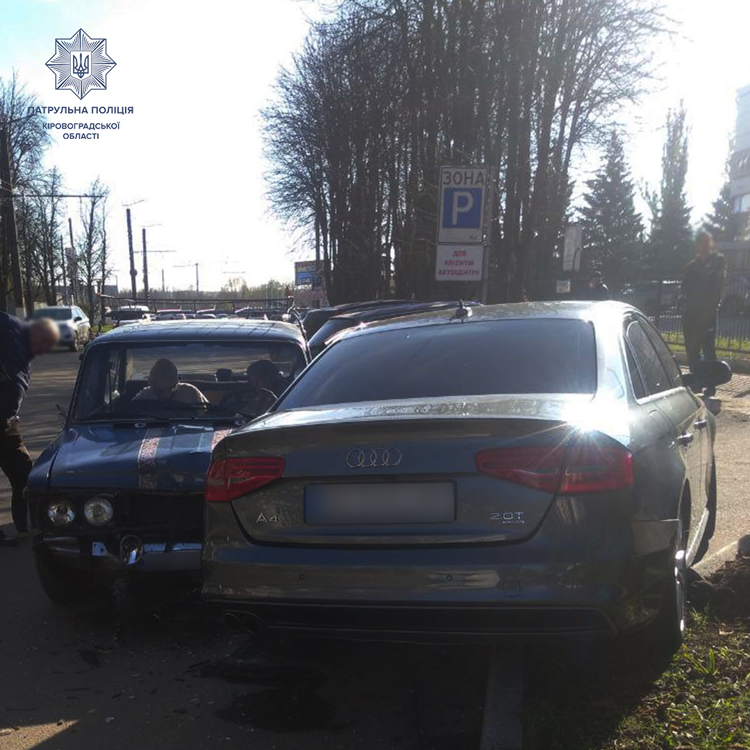 В Кропивницькому сталася ДТП за участi двох автiвок