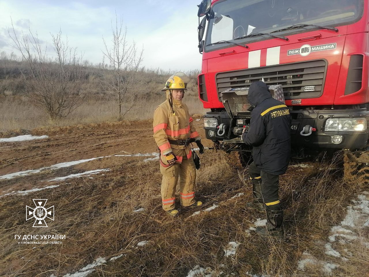 Вантажiвки з`їжджали з трас на Кiровоградщинi
