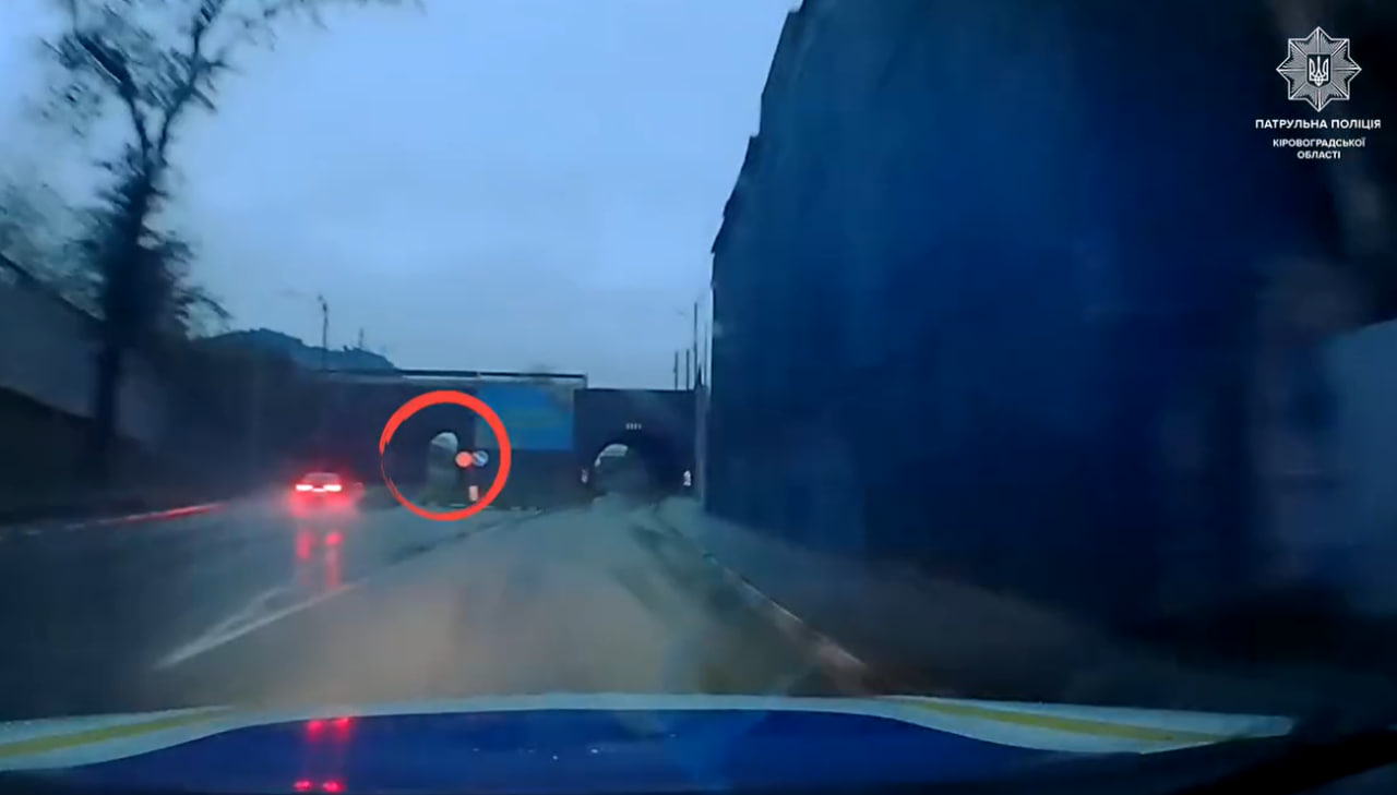 У Кропивницькому водій влаштував перегони з поліцією