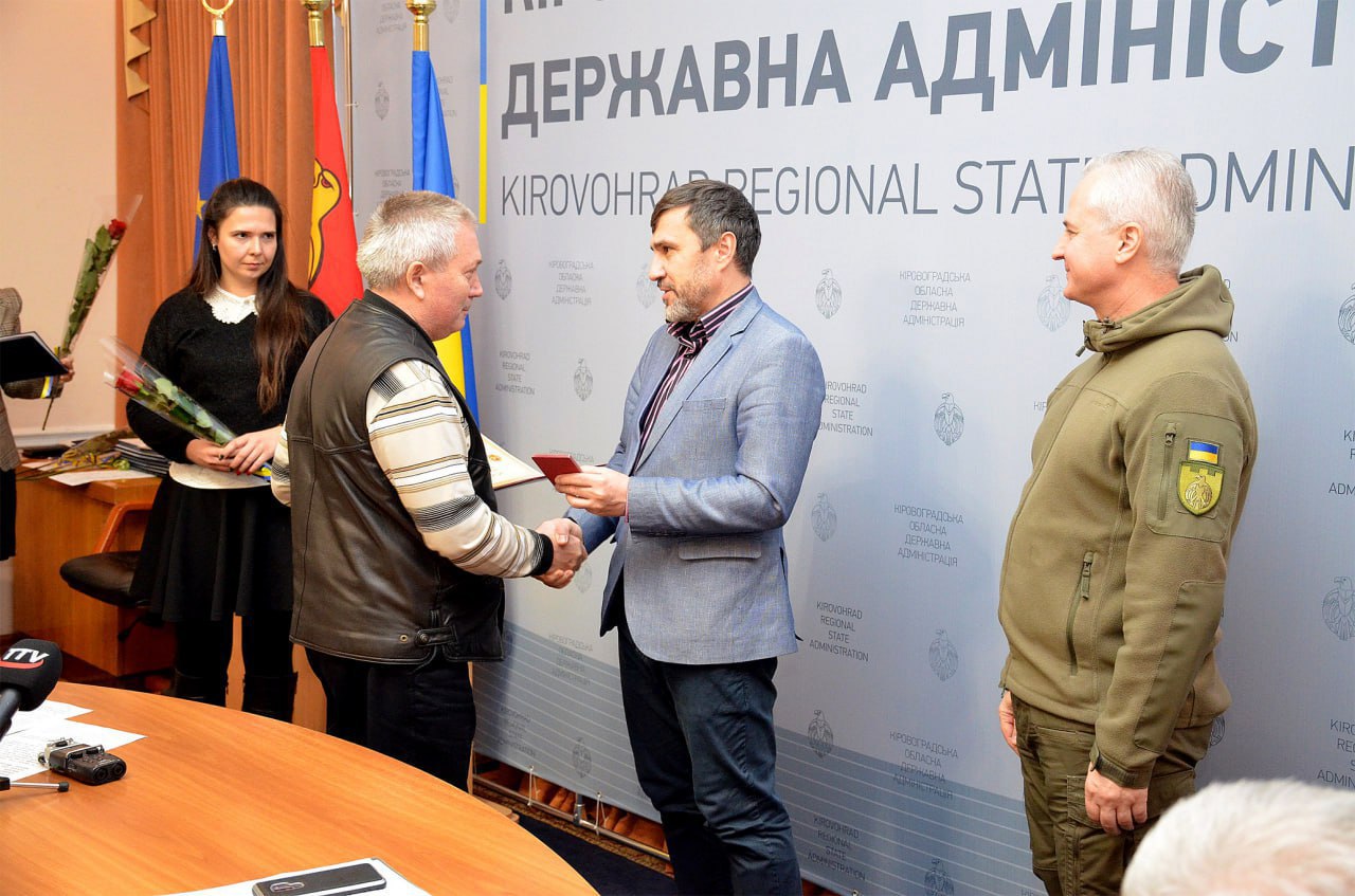 На Кіровоградщині ліквідаторам аварії на ЧАЕС вручили обласні відзнаки