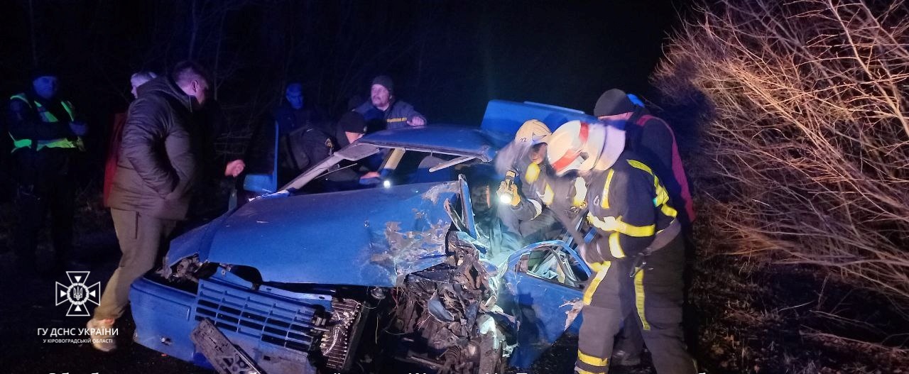 У аваріях на Кіровоградщині травмувалися троє водіїв